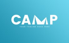 Camp Trip Logo Idea image