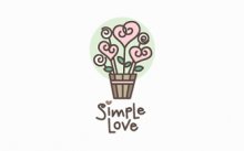 Simple love image