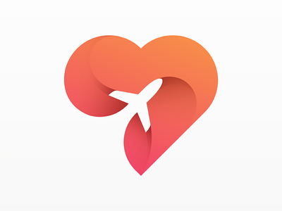 love travel logo heroes